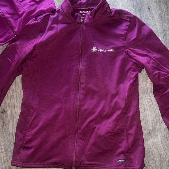 Dignity Health Jockey Women's Purple Jacket size small - Picture 1 of 2
